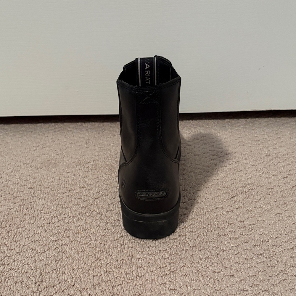 Ariat Black Leather Riding Boots - Picture 2 of 8